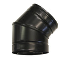 30 Elbow 6" Twinwall Black