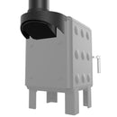 Apple Pie - Rear Vertical Flue adaptor