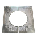 Vented Fire Stop Plate 2-Piece - 4" Twinwall Stainless