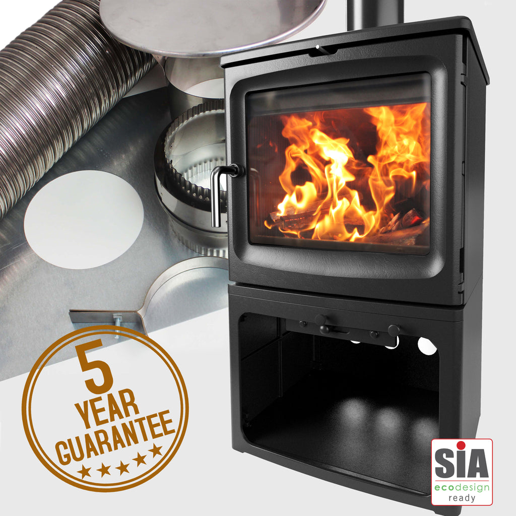 Peanut 8 (Tall) Stove and Liner Package Deal – FlueSupply