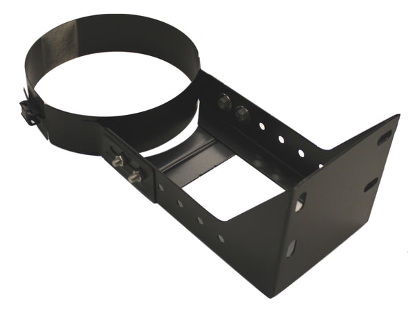 Flat Cuttable Wall Support (100-250mm) 6" Black