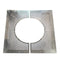 Vented Fire Stop Plate 2-Piece - 4" Twinwall Stainless