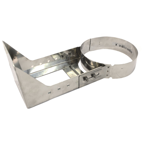 Flat Cuttable Wall Support (100-250mm ) 6" Stainless