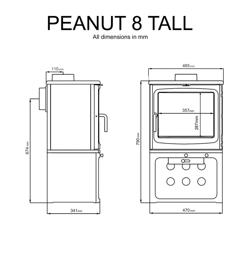 Peanut 8 Tall