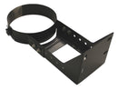 Flat 100-250 Wall Support Black 6"